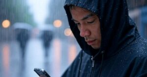 ¿Qué pasa si uso el celular mientras llueve? Los peligros si lo usa en la calle