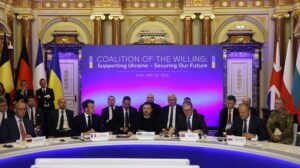 Los líderes de Francia, Reino Unido, Alemania y Polonia llegan a Kiev en una nueva muestra de apoyo a Ucrania