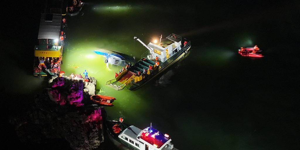 Al menos nueve muertos y 70 heridos por el hundimiento de cuatro barcos turísticos en China