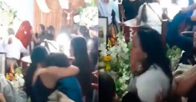 Asistentes entran en pánico al ver que su familiar «RESUCITA» en pleno velorio en Perú