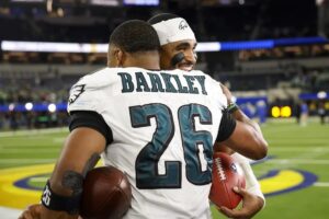 Barkley, el MVP del Super Bowl, dice que la NFL no debe prohibir el ‘tush push’