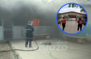 Bomberos de Anzoátegui utilizaron 6.000 litros de agua para sofocar incendio en escuela de Barcelona