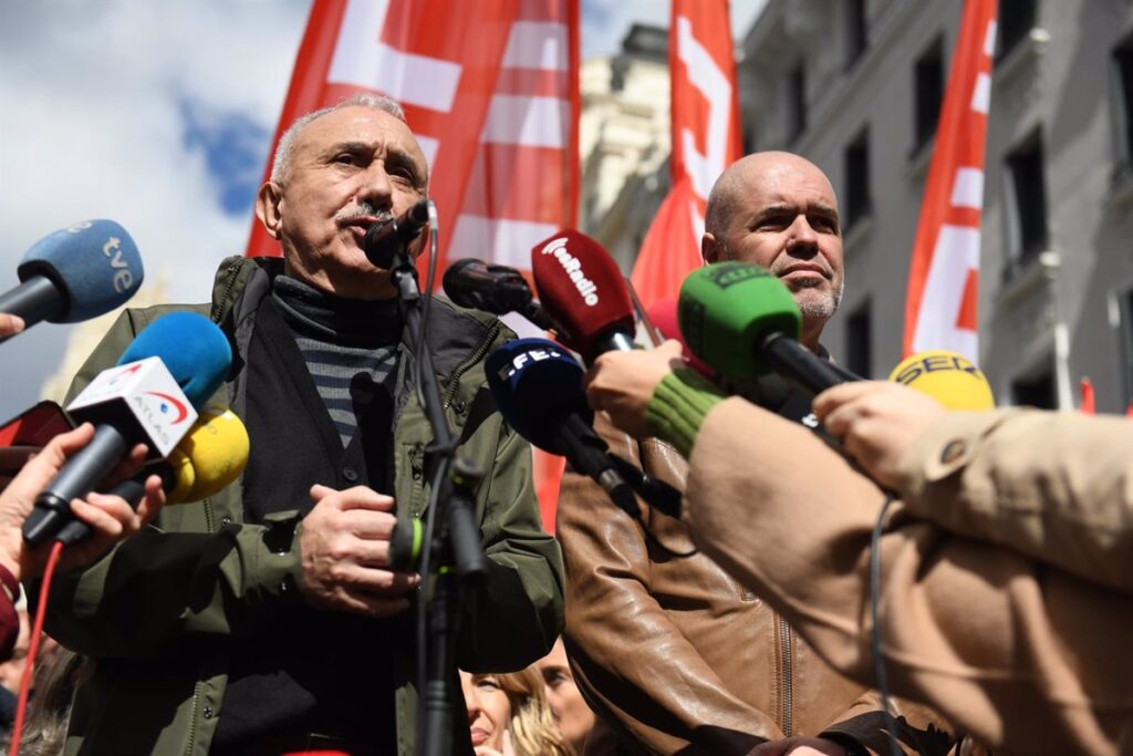 CCOO y UGT acusan al Ayuntamiento de Madrid de dificultar la manifestación del 1 de mayo