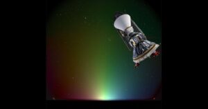 Captado por la NASA el primer “arcoíris solar” gracias a la dispersión de luz en el polvo cósmico