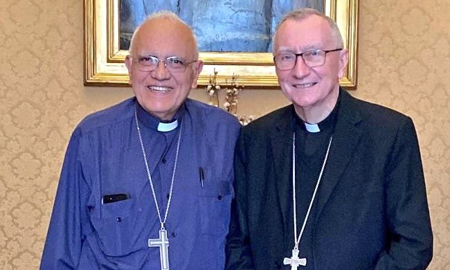 cardenal Baltazar Porras y Pietro Parolín