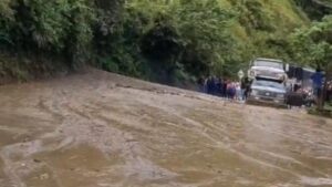 Cierre de la vía Panamericana, entre Nariño y Cauca, por inundación; fuertes lluvias causan nueva emergencia