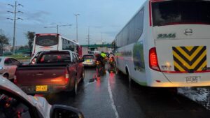 Cierre parcial en la autopista Norte de Bogotá por ampliación de estaciones de TransMilenio: así está funcionando