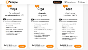 Conozca las nuevas tarifas de SimpleTV para este mes de mayo