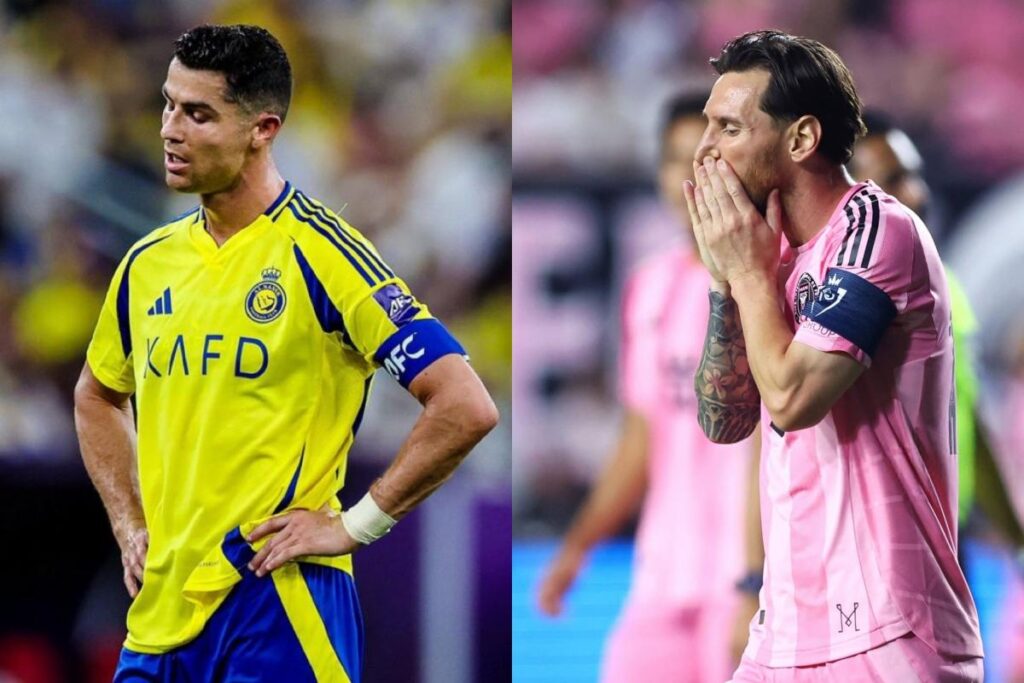Cristiano y Messi, eliminados de sus Champions