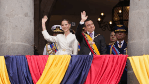 Daniel Noboa juró como presidente para los próximos cuatro años