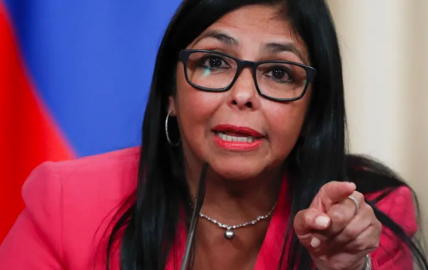 Delcy Rodríguez perdió los estribos por el plan de EEUU para forzar un cambio en Venezuela