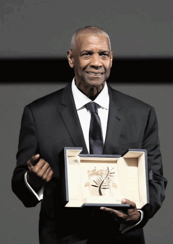 Denzel Washington es galardonado con una Palma de Oro de Honor en Cannes