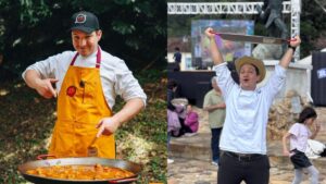 El fisioterapeuta y entrenador de perros que quiere ser el mejor chef de paellas del mundo con su sabor colombiano