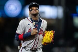 El increíble regreso de Ronald Acuña Jr. también dejó esta joya defensiva (VIDEO)