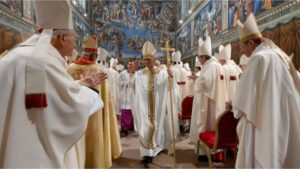 El papa León XIV se reunió con cardenales y reveló por qué eligió su nombre