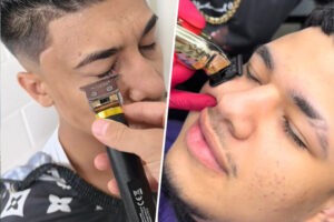 En TikTok hay hombres afeitándose las pestañas para parecer más masculinos. La ciencia tiene malas noticias para ellos