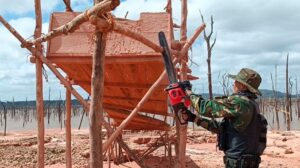 FANB desmantela cinco campamentos de minería ilegal en Bolívar