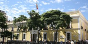 Casa amarilla de la cancillería de Venezuela