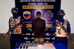 Implicado en la comercialización de drogas en Valle de La Pascua fue capturado