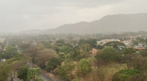 Inameh pronostica nubosidad fragmentada y lluvia para este lunes