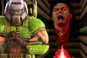 La cabeza de John Romero acabó trinchada en DOOM 2, el ruido que hace es satánico y se puede entender
