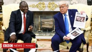 La "emboscada" de Trump en la Casa Blanca al presidente Ramaphosa por la supuesta "persecución de blancos" en Sudáfrica