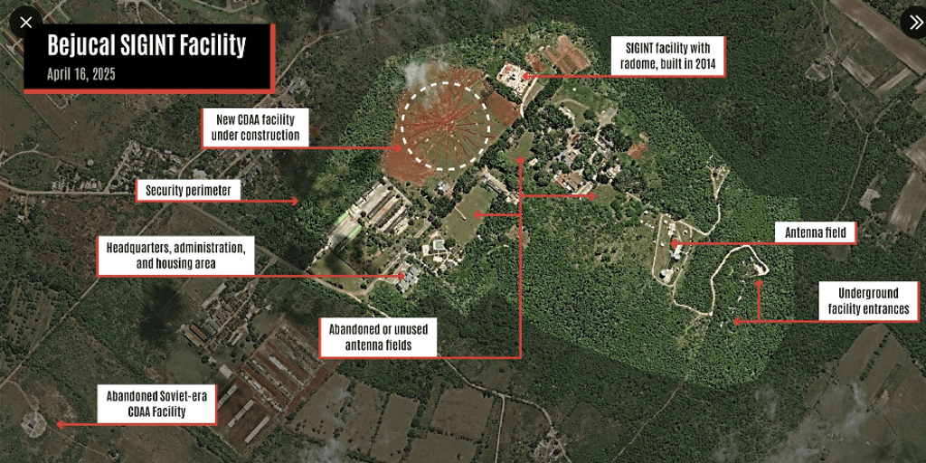 Las bases de espionaje secreto chino en Cuba, un fenómeno en expansión para vigilar a EE.UU.