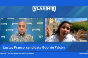 Lustay Franco, candidata a la gobernación de Falcón