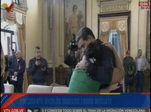 Maduro recibió en Miraflores a la niña venezolana que fue separada de sus padres en EEUU (VIDEO)