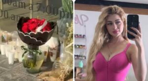 Misterioso mensaje en un ramo de flores apareció afuera de la peluquería donde fue asesinada la «tiktoker» Valeria Márquez