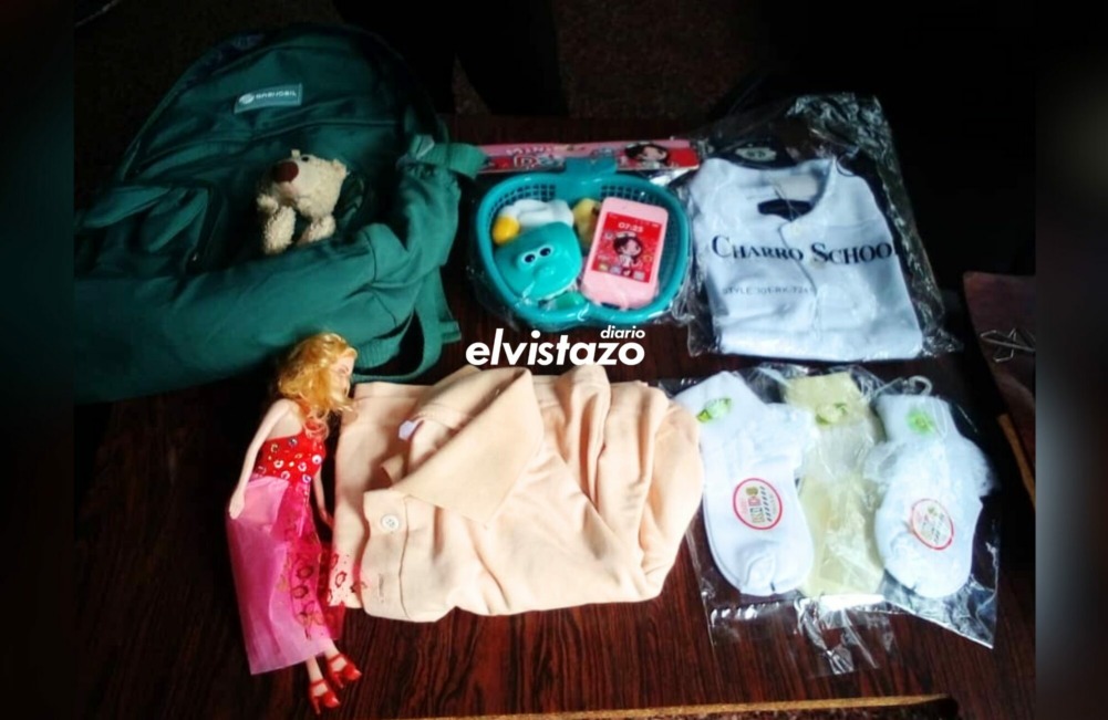 Motorizados devolvieron el morral verde aceituna que se llevaron de la U.E. Batalla de Niquitao