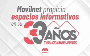 Movilnet propicia espacios informativos en su 33 aniversario