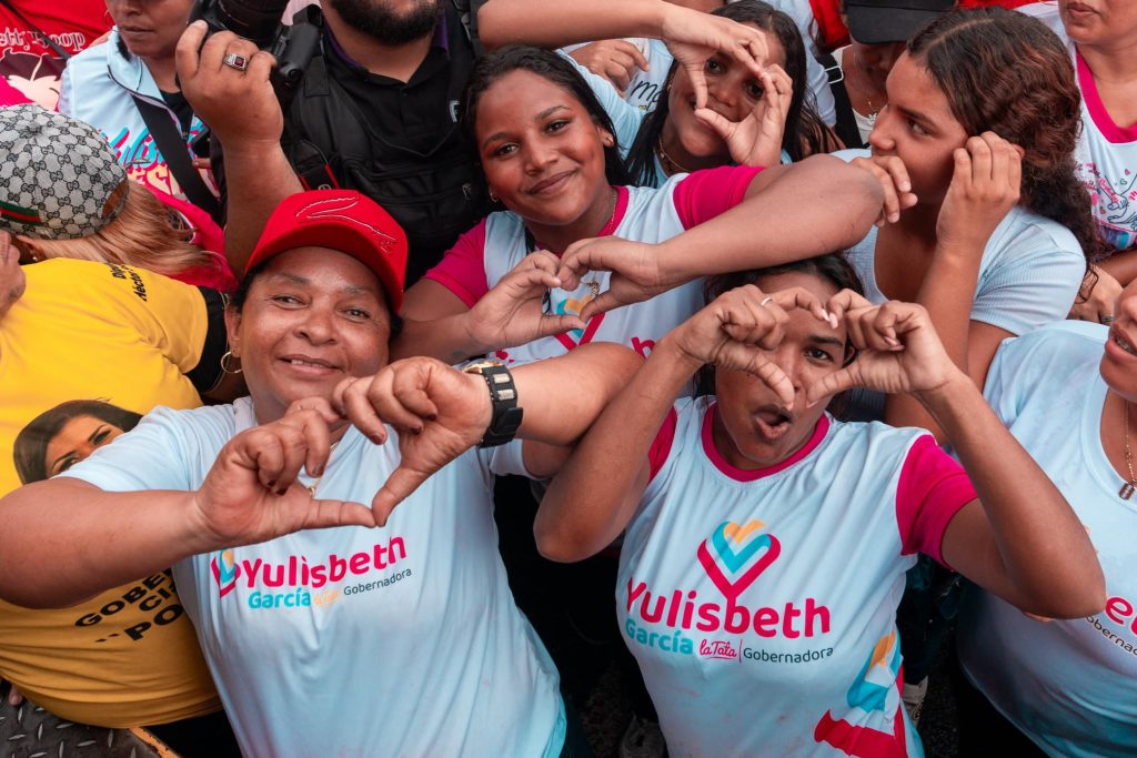 Mujeres marcharon en respaldo a candidatos del GPP en el estado Bolívar