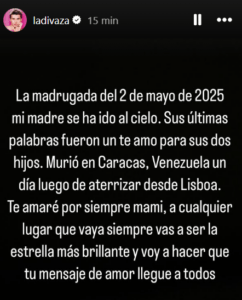 Murió la madre de «La Divaza» tras una larga batalla contra el cáncer