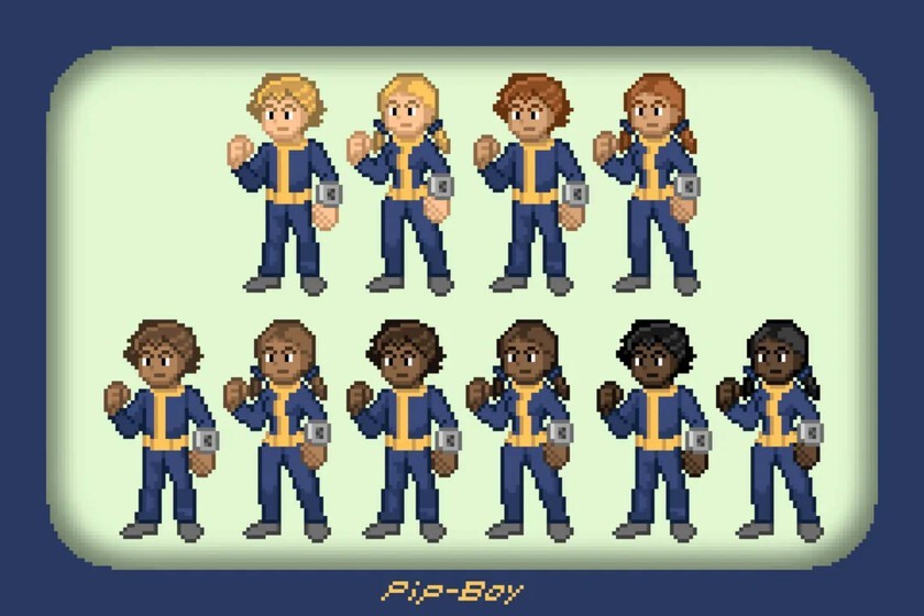 No he tocado nunca un Fallout, pero con el brutal trabajo de este aficionado me lanzaría de cabeza a por un juego con los diseños de Pokémon