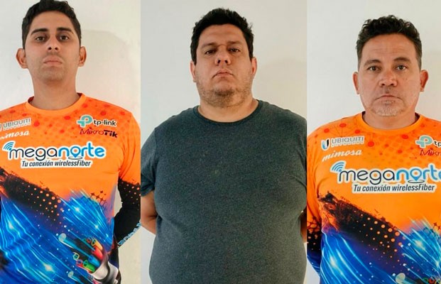 Ofrecían servicio ilegal de banda ancha por $70 y terminaron presos