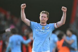 Presidente de Napoli sugirió que el fichaje de Kevin De Bruyne está pronto a cerrarse