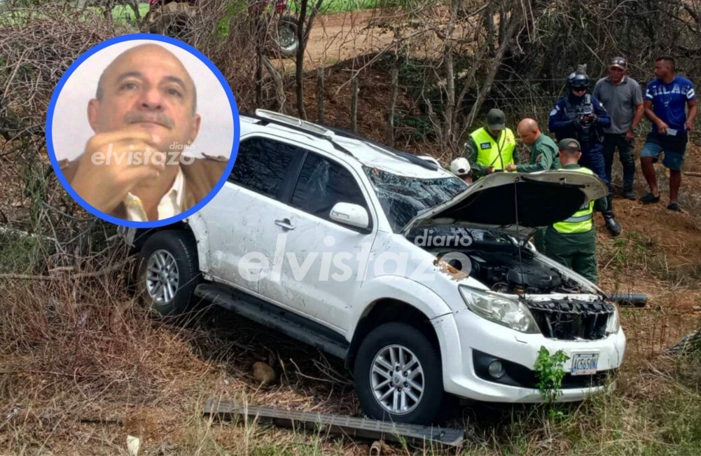 Presidente del Colegio de Abogados de El Tigre lesionado tras vuelco en Clarines