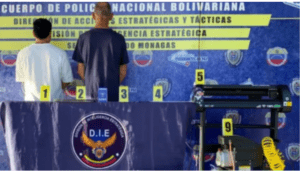 Presos dos hombres por presuntamente falsificar placas