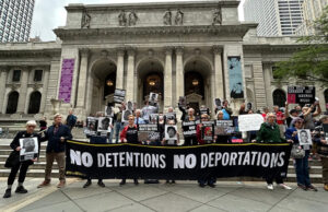 Protestaron en Nueva York por arresto de estudiante venezolano tras cita de inmigración