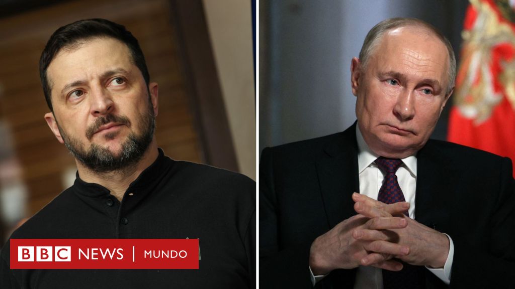 Putin propone a Ucrania iniciar "negociaciones serias" para abordar "las raíces" de la guerra y Zelensky responde que "está listo" para reunirse
