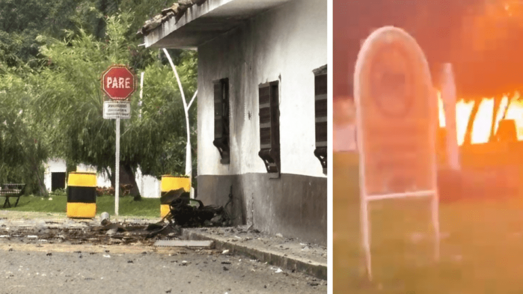 Reportan explosión de motobomba y hostigamientos contra la estación de Policía de Caloto, Cauca