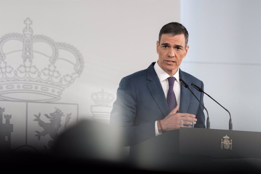 Sánchez cree que el PP demuestra "su nulo compromiso con el país" con el rechazo al plan antiaranceles