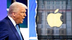 Trump amenazó con imponer arancel del 25 % a Apple si no fabrica sus iPhones en EE. UU.