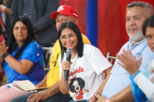 Vicepresidenta Rodríguez: “La respuesta el 25M debe ser voto sí, balas no”