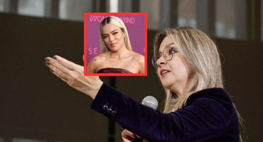 Vicky Dávila cantó canción de Karol G buscando votos en Bogotá; así le fue