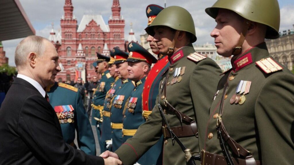 Vladimir Putin defendió el ataque a Ucrania en el aniversario de la victoria de Rusia sobre el nazismo