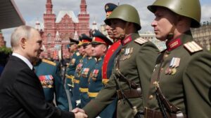Vladimir Putin defendió el ataque a Ucrania en el aniversario de la victoria de Rusia sobre el nazismo