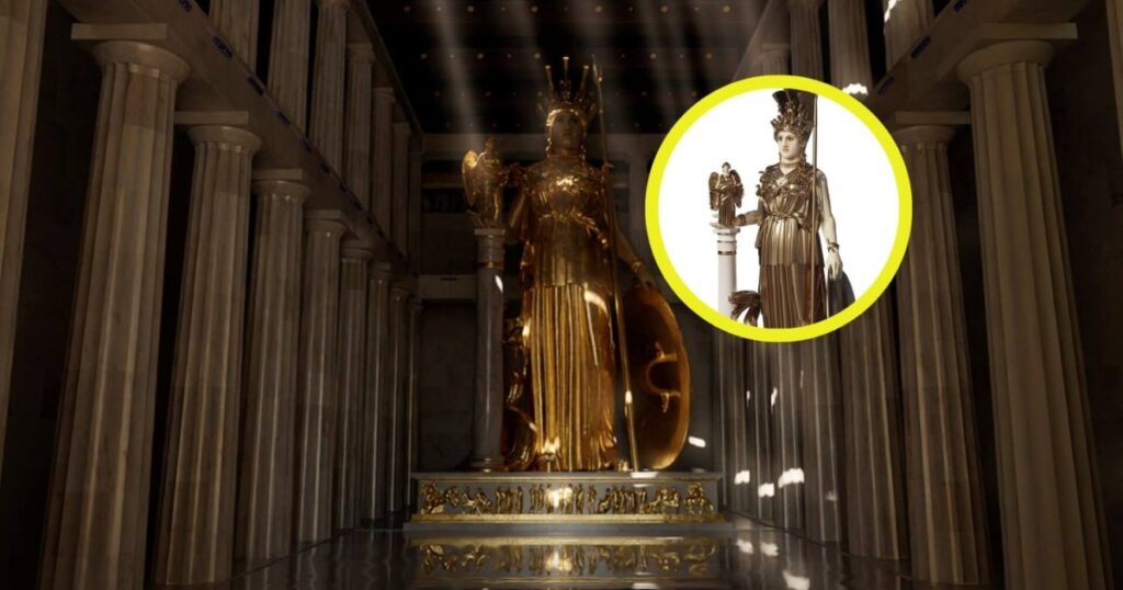 esta reconstrucción en 3D permite revivir la experiencia sagrada de los antiguos griegos que entraban en el templo
