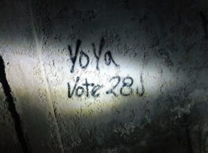 las paredes de Venezuela amanecieron con el mensaje «yo desobedezco, yo ya voté»